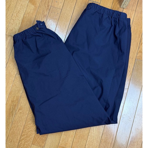 Lands End Other - Lands End Mens Gore Tex Pants Navy Blue L Regular Elastic Waist Drawstring